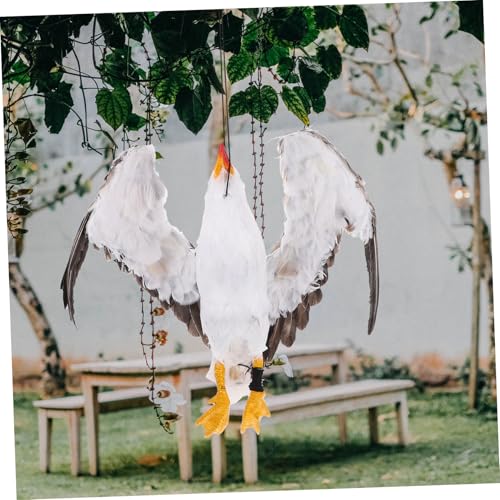 Mouette morte simulee pratique decoration exterieure durable - 6