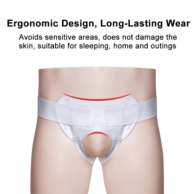 2 Pcs Faja Médica para Hernia, Soporte Ajustable, Pequeña miniatura 4