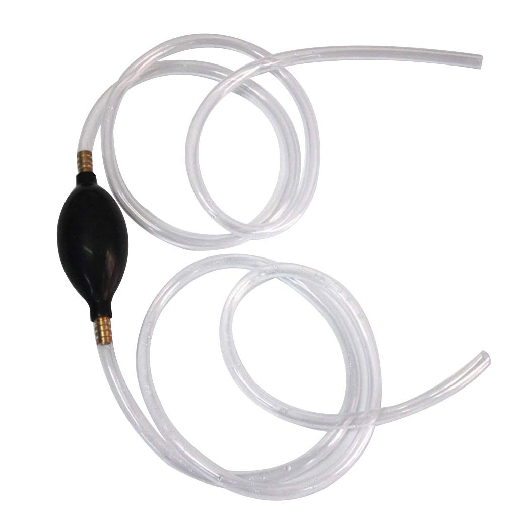 Buwei Gasoline Siphone Hose Hand Siphon Pump Petrol Water Oil Liquid Fuel Transfer