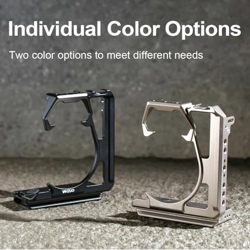 Image of Camera Cage Aluminium Alloy Cage for Panasonic LUMIX S1H Camera (Titanium)