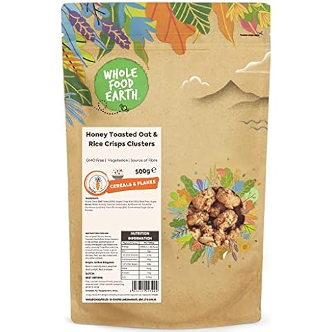 Wholefood Earth Honey Toasted Oat and Rice Crisps Clusters Cover