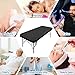 150 Pcs 82 x 35'' Disposable Massage Table Sheets Fitted with Elastic Disposable Massage Bed Covers for Spa Beauty Salon Tattoo Facial Lash Bed Breathable Waterproof Oilproof Non Woven Fabric(Black)