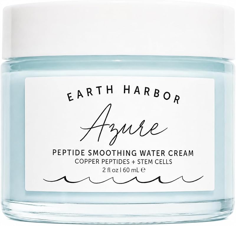 Earth Harbor Azure Creme Gel Aquoso com Peptídeos para Rosto, Pescoço e Colo, 60 mL