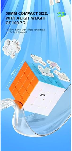 Foto 7 de 8 de Logica Juegos - Cubo mágico 4x4 Warrior sin Adhesivos - Cubo Profesional - Speedcube Fluido y Resistente
