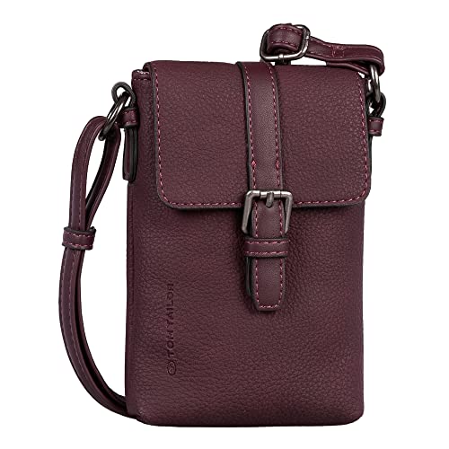 Sac à bandoulière femme Tom Tailor Becky violet foncé pour libérer vos mains