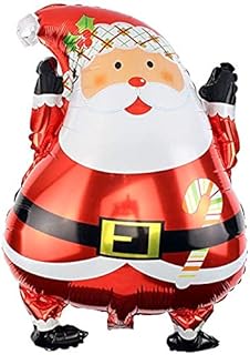 Sponsored Ad - Haven's treasure® Merry Christmas Santa Foil Balloons red Christmas Decoration Party Supplies|(Big Size)