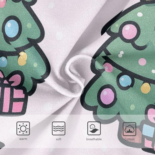 Girls' Cotton Panties Breathable Toddler Underwear for Toddler Christmas Tree3