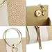 Straw Handbag Evening Bag Clutch Purses for Women, Fashion Summer Beach Tote Tassels Straw Clutch (Khaki)