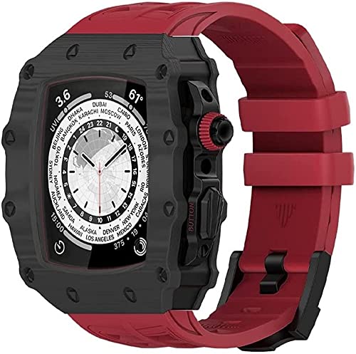Kit modification carbone Apple Watch 45mm bracelet iWatch 44mm - 7