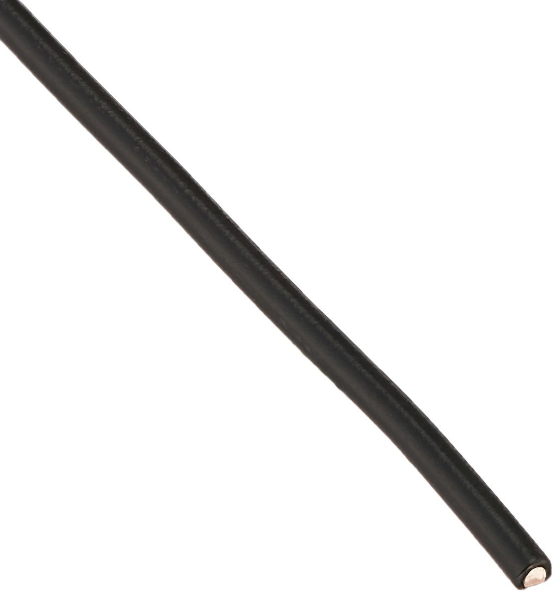 16 AWG Gauge Solid Hook Up Wire, 100 ft Length, Black, 0.0508" Diameter, UL1007, 300 Volts
