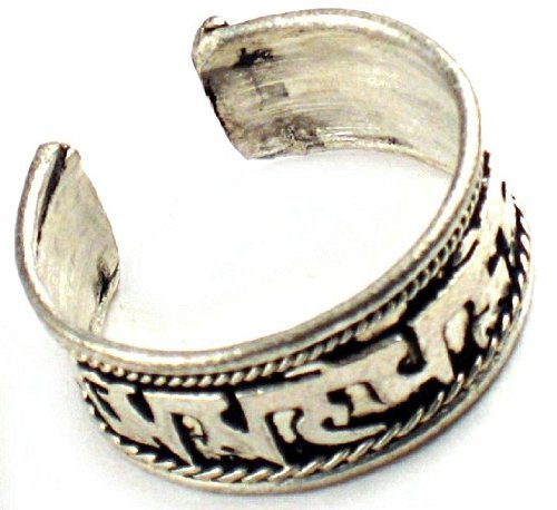 OMA Tibetan Buddhist Ring with Om Mani Padme Hum Mantra Brand2