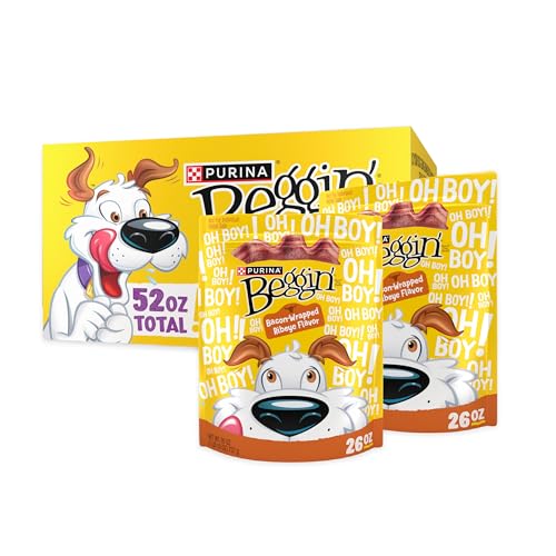Purina Beggin’ Bacon-Wrapped Ribeye Flavor Dog Treats - 52 oz.