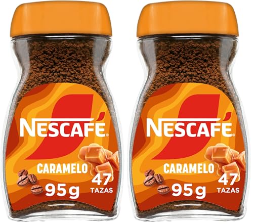 NESCAFÉ Classic café sabor Caramelo 95g (Paquete de 2)