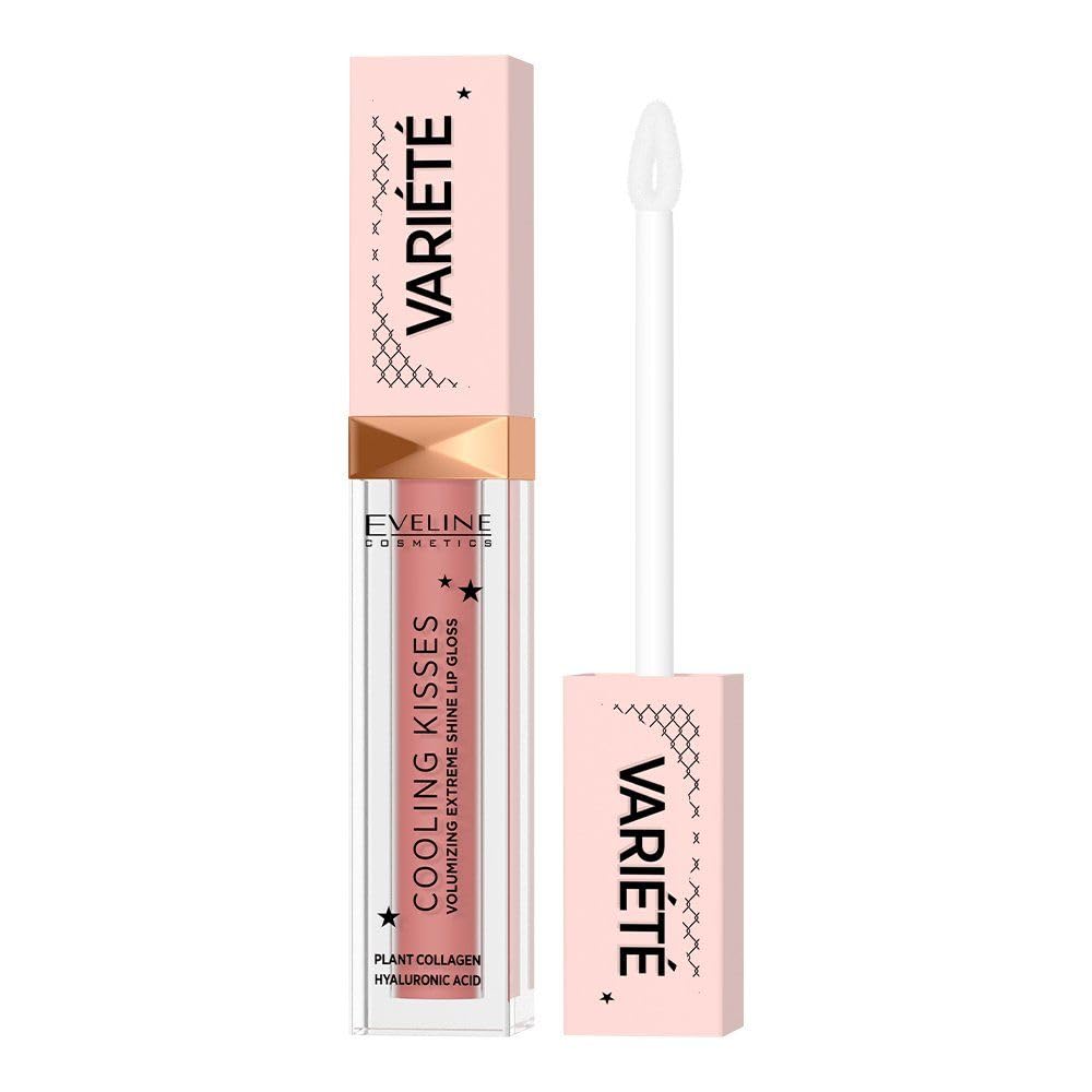 Eveline Cosmetics Variete Cooling Kissies Kolajen ve Hyalunorik Asitli Lip Gloss 6,8 Ml