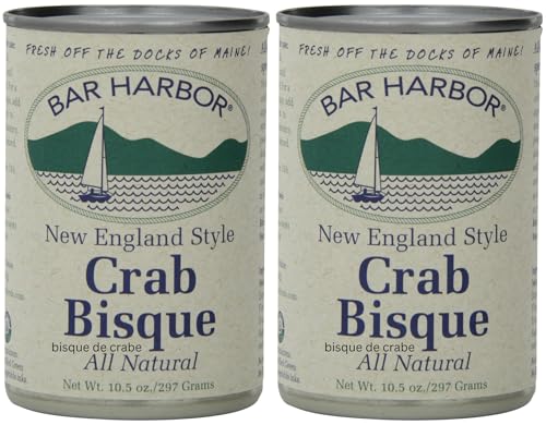 VALUBNDL: BAR HARBOR - All Natural Seafood - Canned Food Soup - Custom VALUBNDL Branded (2 PACK, CRAB BISQUE)