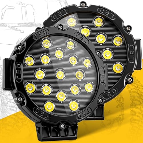 Lámparas LED Off Road 7 pulgadas 5100LM para vehículo miniatura 1