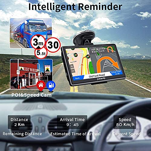 Bluetooth Navi Navigation für Auto Navigationsgerät LKW Navigationssystem PKW 7 Zoll Kostenloses Kartenupdate mit… - Image 7