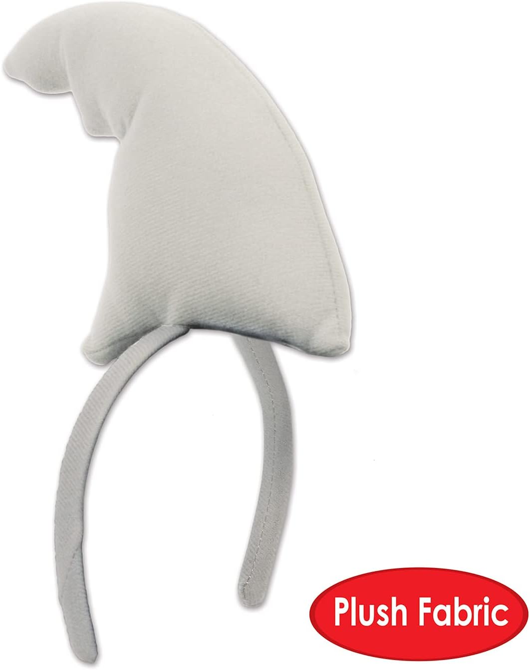 Beistle 2 Piece Plush Fabric Shark Fin Headbands Under The Sea Party Supplies, Gray, one size : Clothing, Shoes & Jewelry