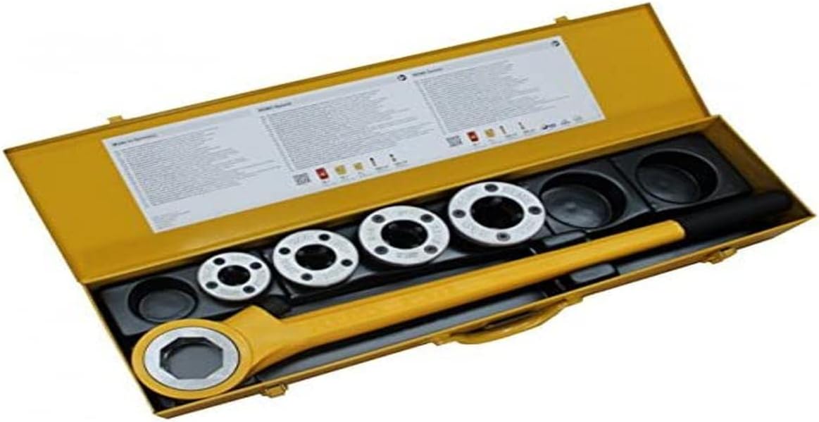 Rems 520015 Manual Die Stock, 1/2-5/4 Inch Size