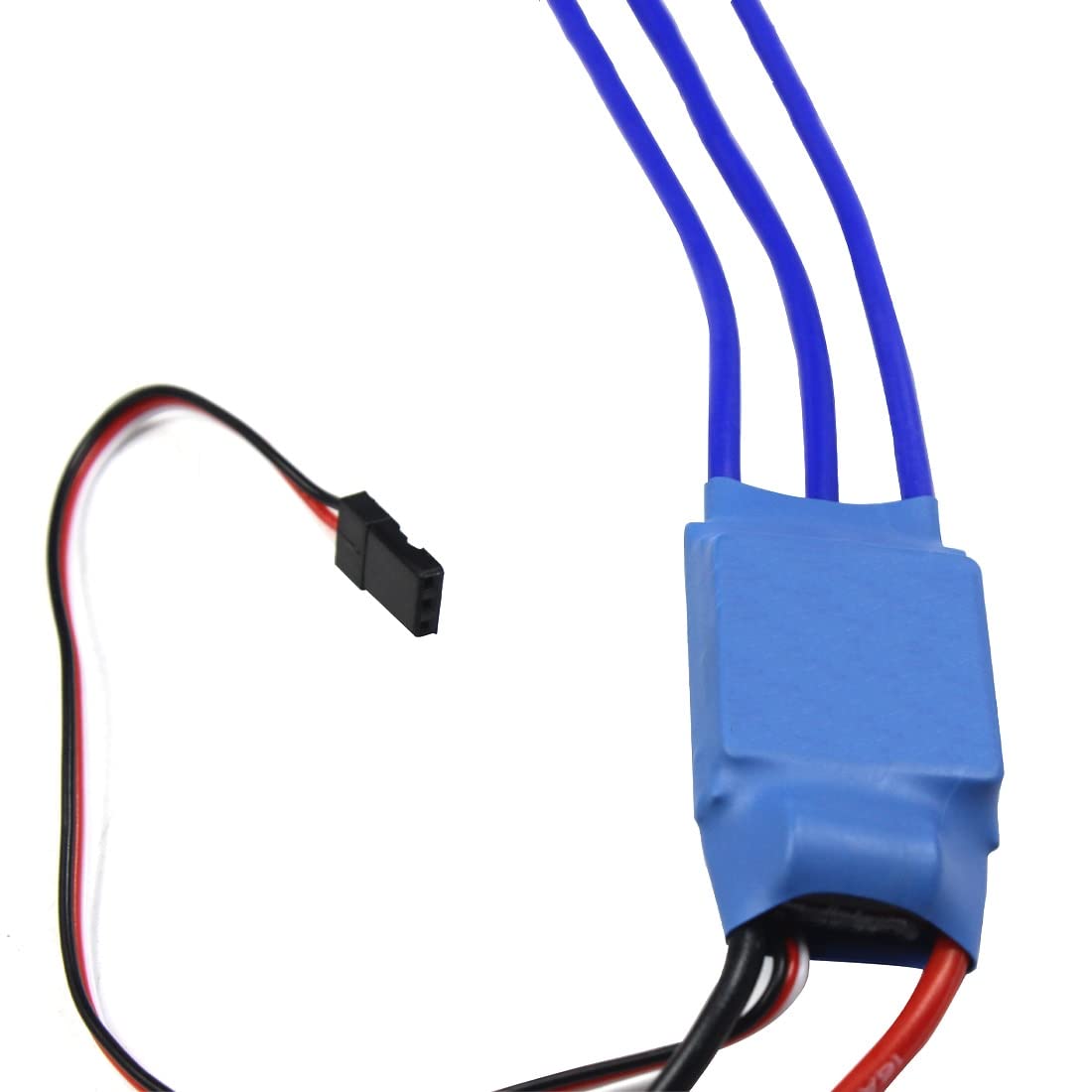 QWinOut 30 A Brushless ESC Speed Controller Blue Color for DIY RC Quadcopter Hexacopter Multi-Rotor Aircraft Drone (10 pezzi)