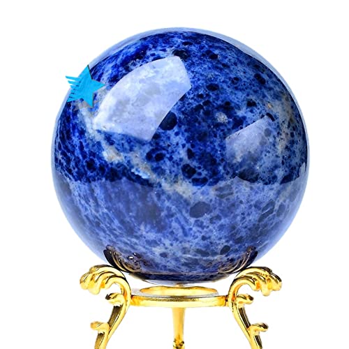 Sodalite fluorescente bleue pour une deco zen de salon ou bureau