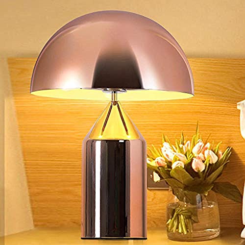 Éclairage De Nuit Intérieur Lampe De Bureau Lampe De Table Lampe À Poser Diamètre 37Cm * Hauteur 50Cm Lampe E14 Tête Rouge Cuivre @ Red_Copper
