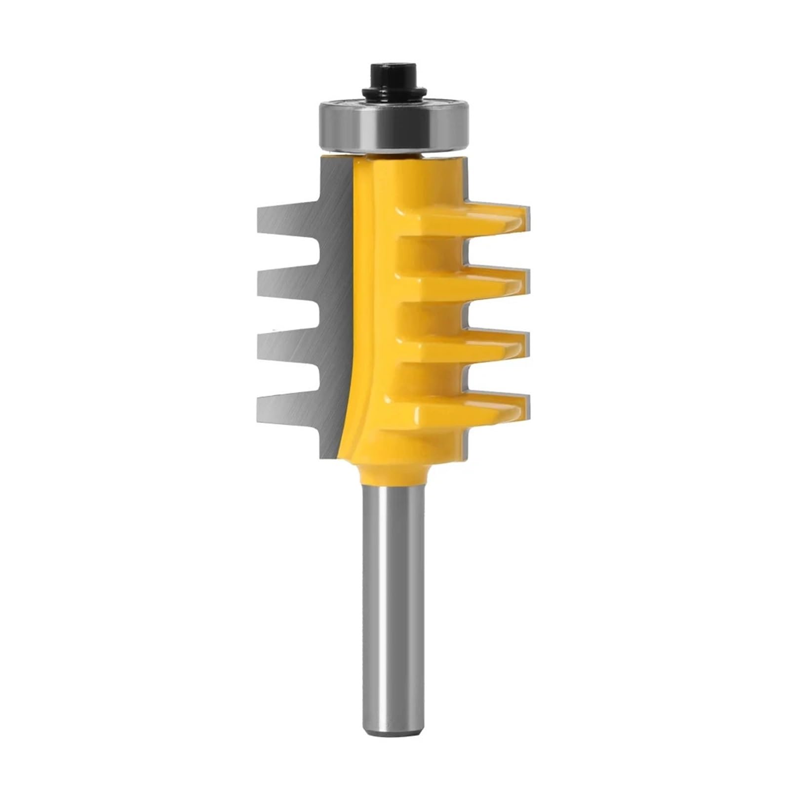 Fresa ajustable for junta de dedo, enrutador, riel, pegamento Reversible for carpintería, 1 ud(8mm shank)