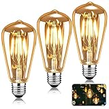 2500k sockel 💡【Klassischer Retro-Stil】: Klassischer Eichhörnchenkäfig Retro-Design-Stil, perfekt für die Urlaubsdekoration. Das weiche, warmgelbe Licht kann eine warme und romantische Atmosphäre im Innen- und Außenbereich schaffen.