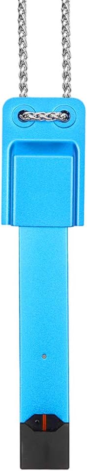 Necklace Leash Magnetic Anti-Loss Sleeve Compatible with JUUL,Lanyard Necklace Holder for JUUL (Blue)