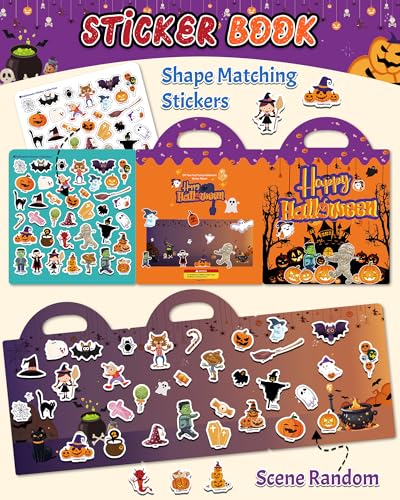 Benresive Reusable Sticker Book, Travel Stickers for Kids, Boys Girls Gift - image 2