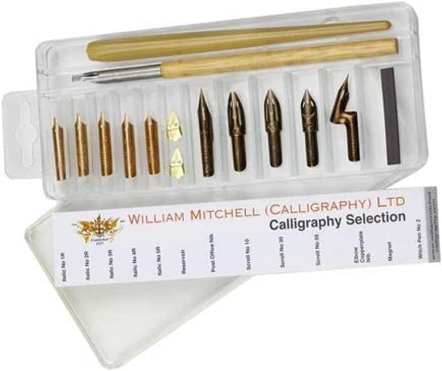 William Mitchell Calligraphy : Calligraphy Selection Dip Pen Box Set