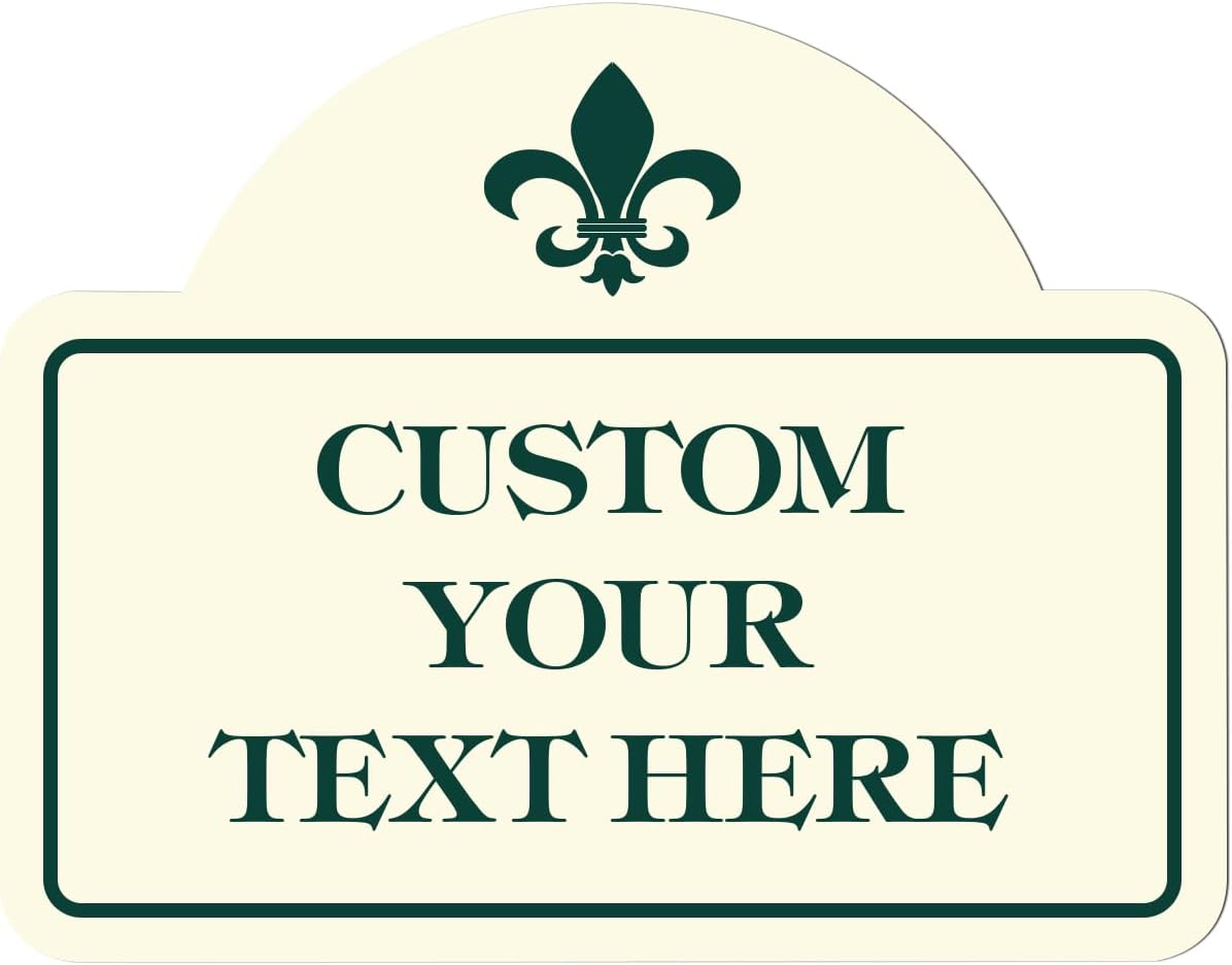 Personalized Metal Sign - 15'' x 12'' Custom Signs for Outside,Custom Sign Outdoor Metal,Address Plate for Indoor/Outdoor Use,House Door,Wall,Office,Store,Yard 11 Colors