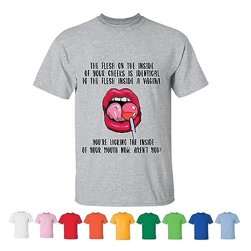 Funny Vulva Yoni Quote Gift who Love Licking Pussy Men Women White Gray T shirt