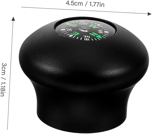 Miniatura 9 de SUPVOX Bastón de trekking Brújula de escalada Accesorios de Trekking Pole Brújula Universal Senderismo Pole Caps Walking Stick Trekking Brújula