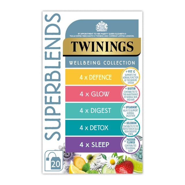 TWINIINGS Superblend Wellbeing Collection Instant Tea Bags Box 37G (B0CRRMKV5B) Amazon Price History, Amazon Price Tracker