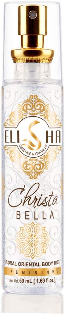 Elisha Christa Bella Floral Body Mist - For Women (50ml, Pack of 3) - Elegant and Long-Lasting Fragrance