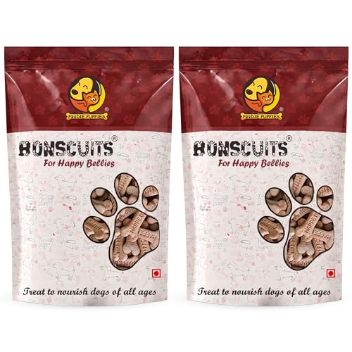 Image of Foodie Puppies Freshly Baked Chicken Flavor Puppy Bone Biscuits for Street Dogs & Puppies - (2kg) Crunchy Texture 100% Natural & Digestible, Enriched with Vitamins & Minerals | Promotes Dental Health