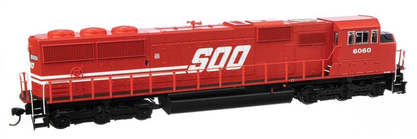 Walthers Mainline 910-20321 HO Scale EMD SD60M with 3-Piece Windshield - ESU(R) Sound & DCC - Soo Line #6060