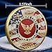 USMC 250th Anniversary Challenge Coin – Marine Corps U.S. Army Military Challenge Coins – Patriotic Veteran Collectibles – USMC Challenge Coin U.S. Military Commemorative Gift (Marine Corps)