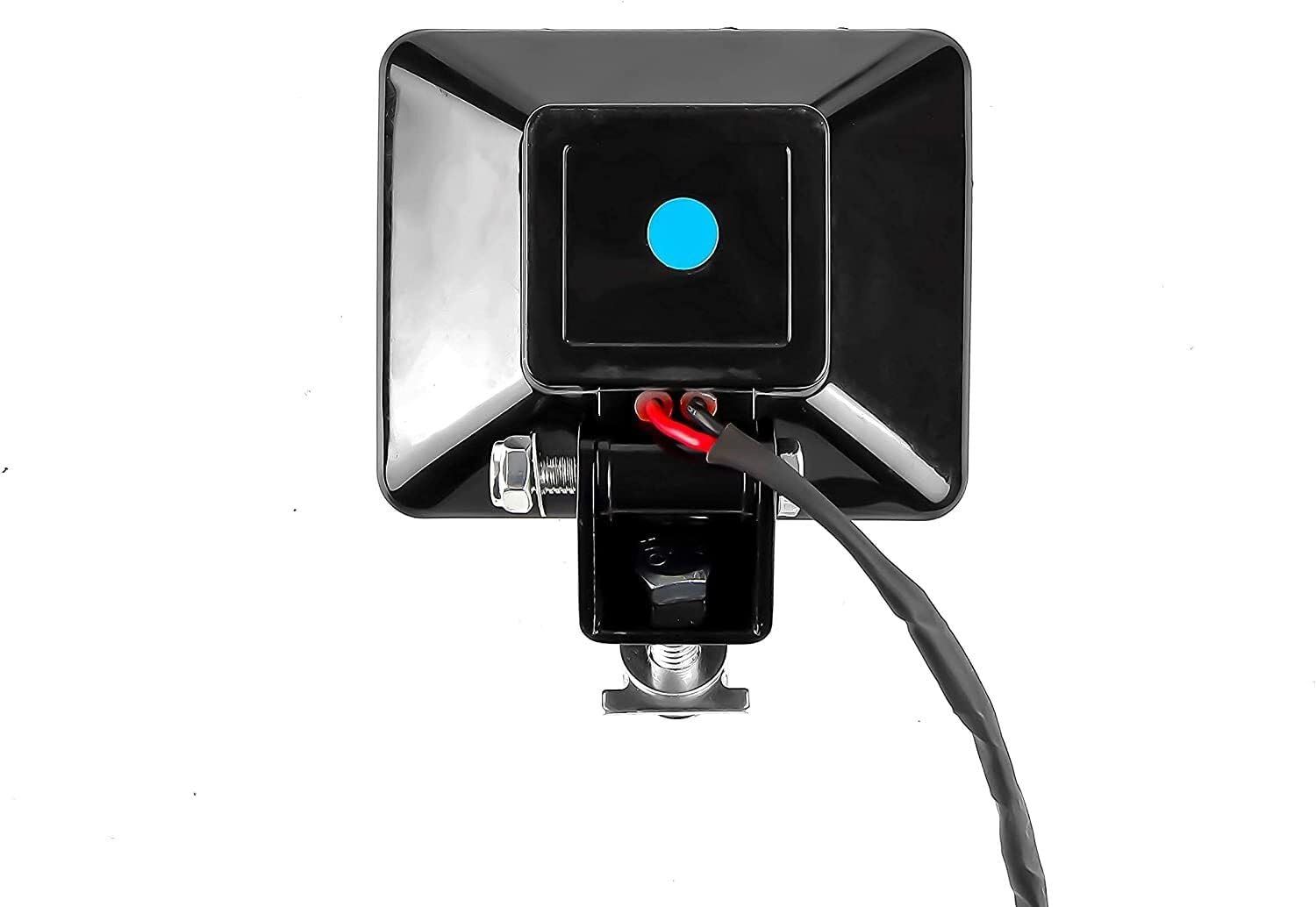 All Star Truck Parts] 3.75" x 3.5" Rectangle LED Amber Strobe Work Lamp Light 9-LED 27W DOT/SAE Approved Waterproof Dustproof Anti-Shock/Fog Towing Construction Safety Truck 10V-30V