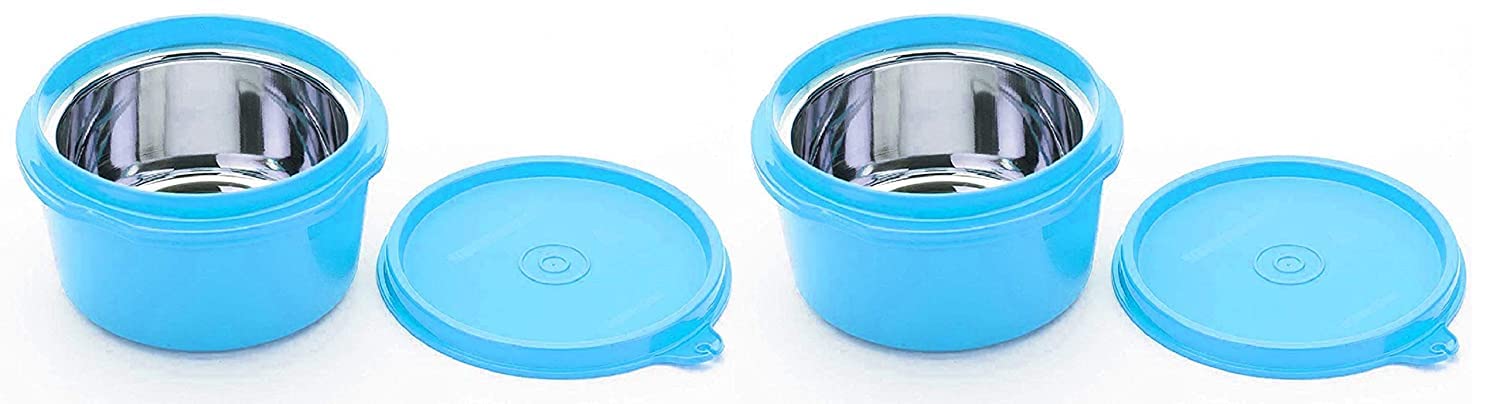 Signoraware Executive Microsafe Steel 500ml Container, Set of 2,500ml+500ml, Blue (B084753MZG) Amazon Price History, Amazon Price Tracker