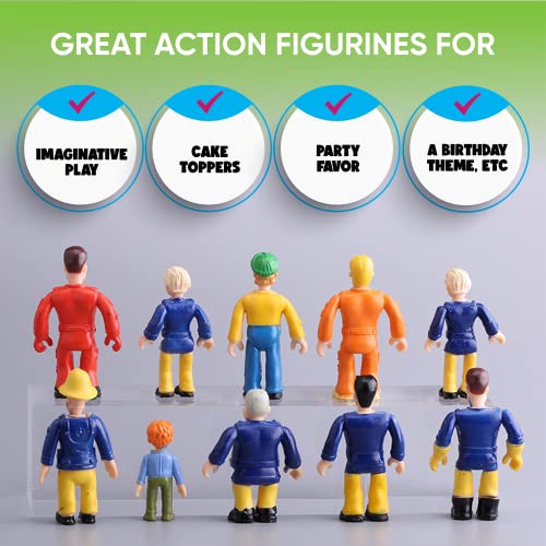 FUNERICA Set of 10 Toy and Fireman Figures