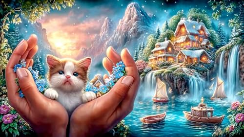 Puzzle de 1000 piezas familiar con dibujos animados de 75x50cm para adultos y niños