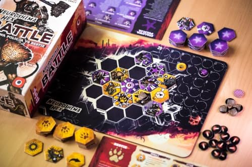 Neuroshima Hex Battle juego de mesa táctico 2 jugadores miniatura 2
