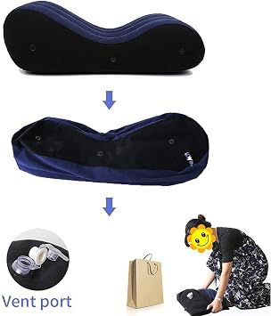 Inflatable Sex Sofa Chair Position Assist Chair Couples Mount Stool Chair Portable Multifunctional Support Chair Bed