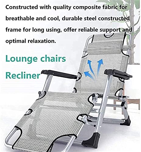 Aerveal Lightweight Adjustable Sun Lounger Zero Gravity Seat Rocking Garden Chair Resistant Folding Recliner For Outdoor Patio Terrace Lawn Camping Relaxing Chair Support 200 Kg,A,Gray Without Cushio #TOP6