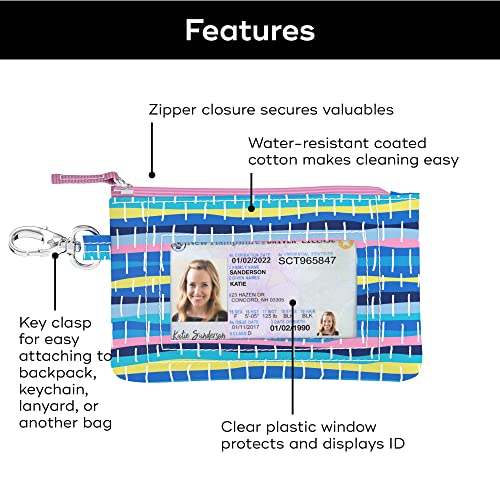 Image of SCOUT IDKase Card Holder, ID Case for Women, Mini Keychain Wallet, Zip Closure