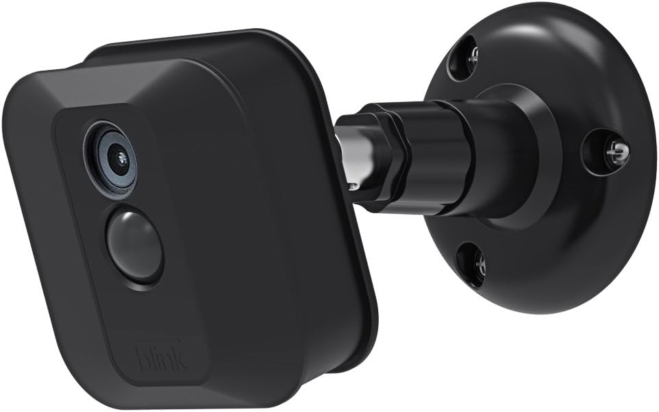 Wall Mount Bracket for Blink XT Camera, Fits Blink Home Security Camera System Acceseries,Weather Proof 360 Degree Protective Adjustable Mount Blink Outdoor Camera (1 Pack, Black)