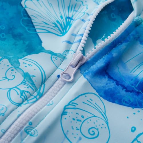 Image of Toddler Girls Swimsuit Rash Guard Sets 2-Piece Bathing Suits UPF 50+ Summer Kids Swimwear 2-7T