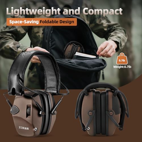 Image of ZOHAN EM054 Electronic Shooting Ear Protection
